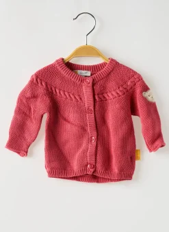 Gilet Manches Longues Steiff Rose