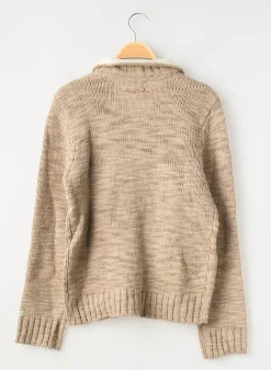 Gilet Manches Longues Teddy Smith Beige