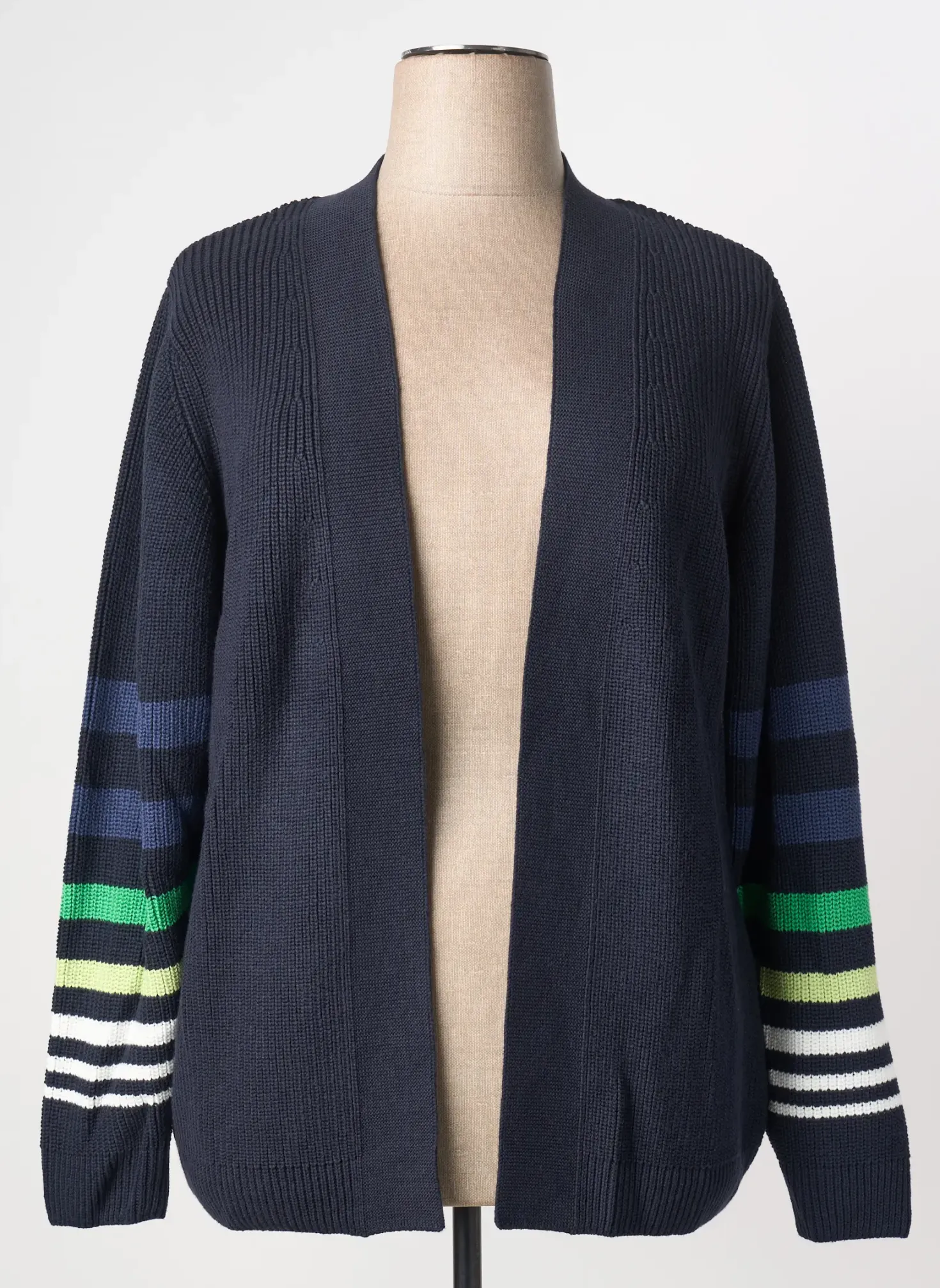 Gilet Manches Longues Triangle Bleu