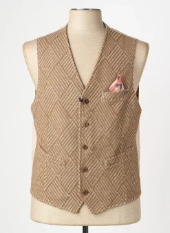 Gilet Sans Manche Bob Marron