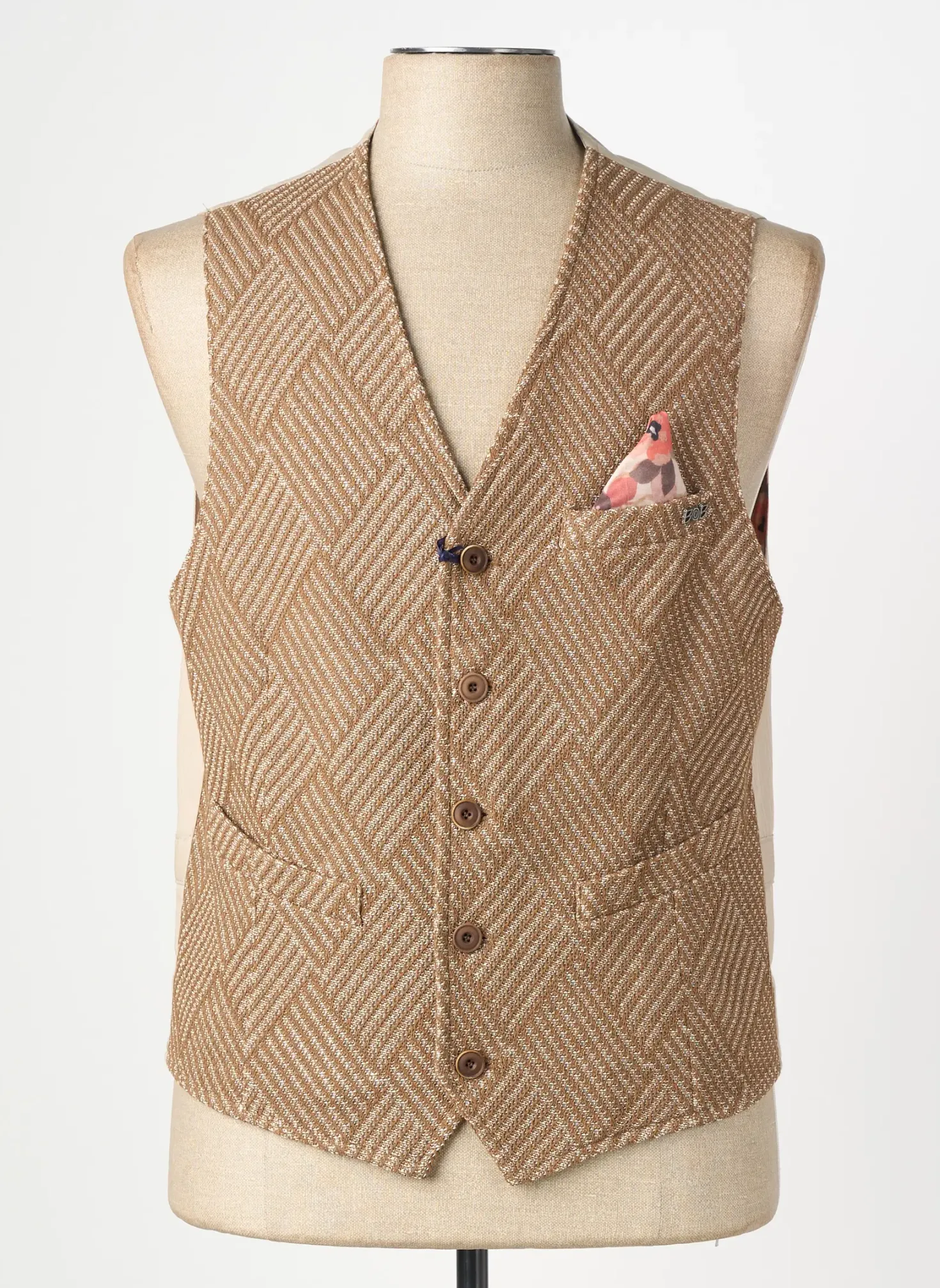 Gilet Sans Manche Bob Marron