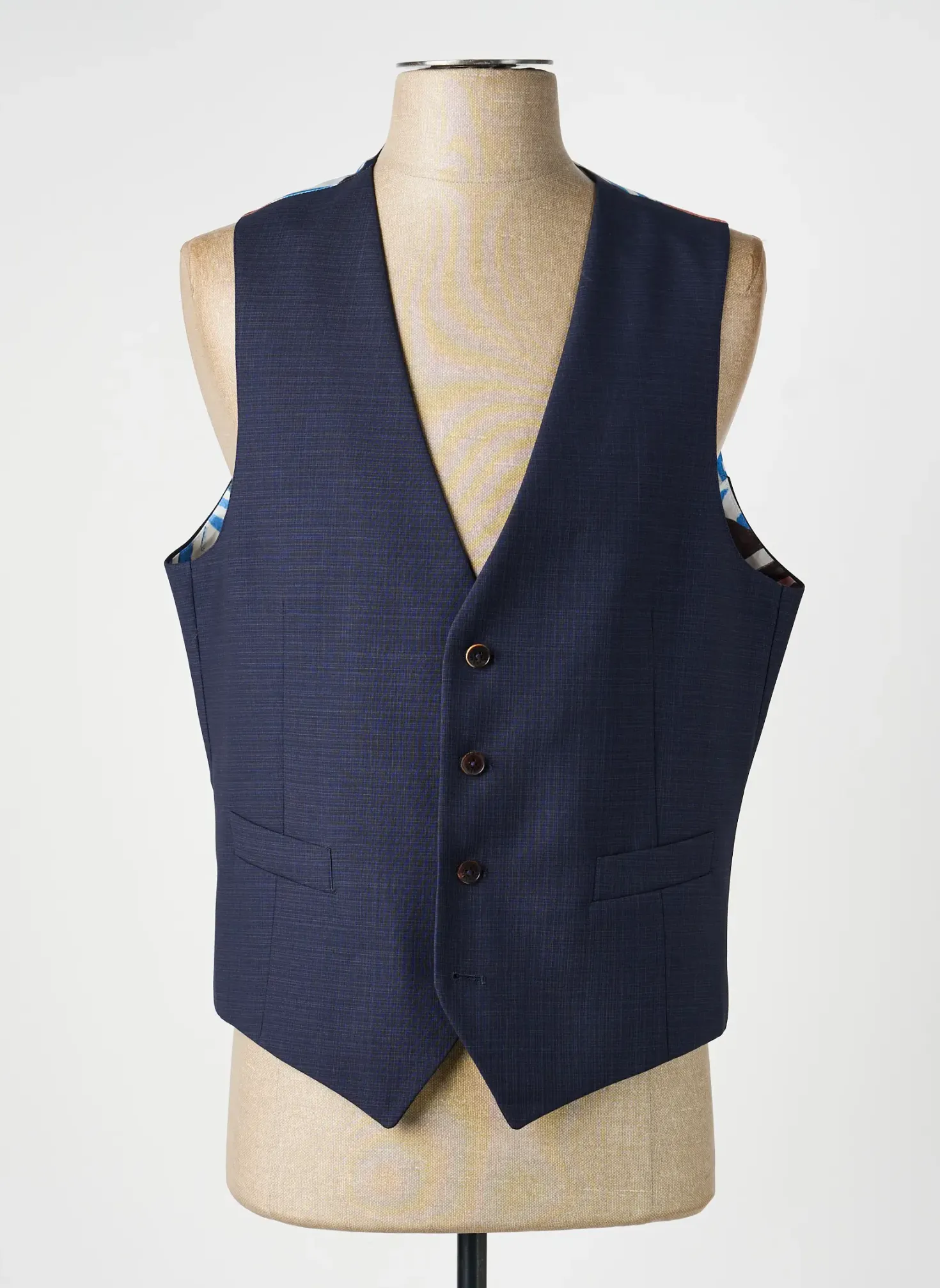 Gilet Sans Manche Christian Lacroix Bleu Fonce