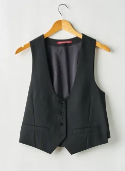 Gilet Sans Manche Comptoir Des Cotonniers Noir