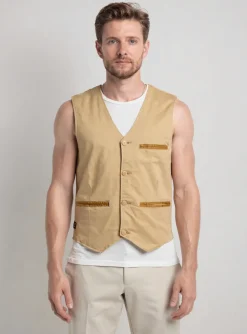 Gilet Sans Manche Daytona Marron