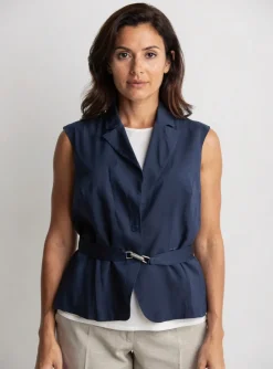 Gilet Sans Manche Elora Bleu