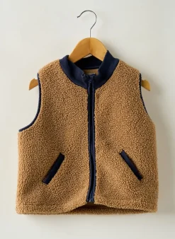 Gilet Sans Manche Frangin Frangine Beige