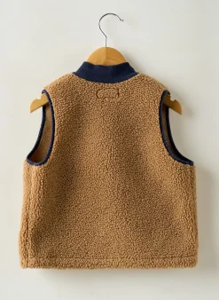 Gilet Sans Manche Frangin Frangine Beige