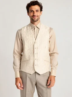 Gilet Sans Manche Guy Laurent Beige