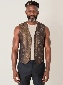 Gilet Sans Manche Guy Laurent Marron