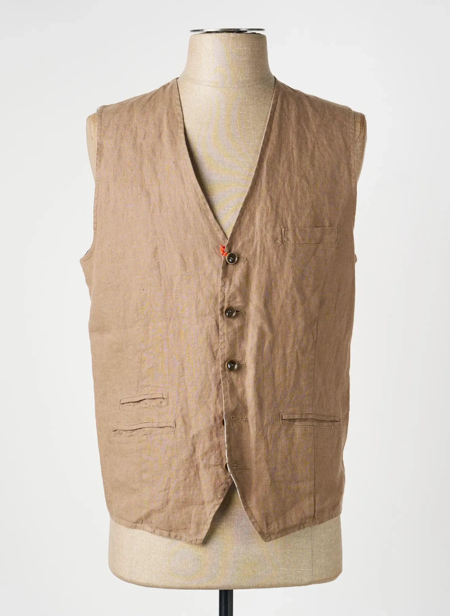 Gilet Sans Manche Maison Woolies Marron