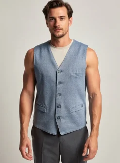 Gilet Sans Manche Mason's Bleu