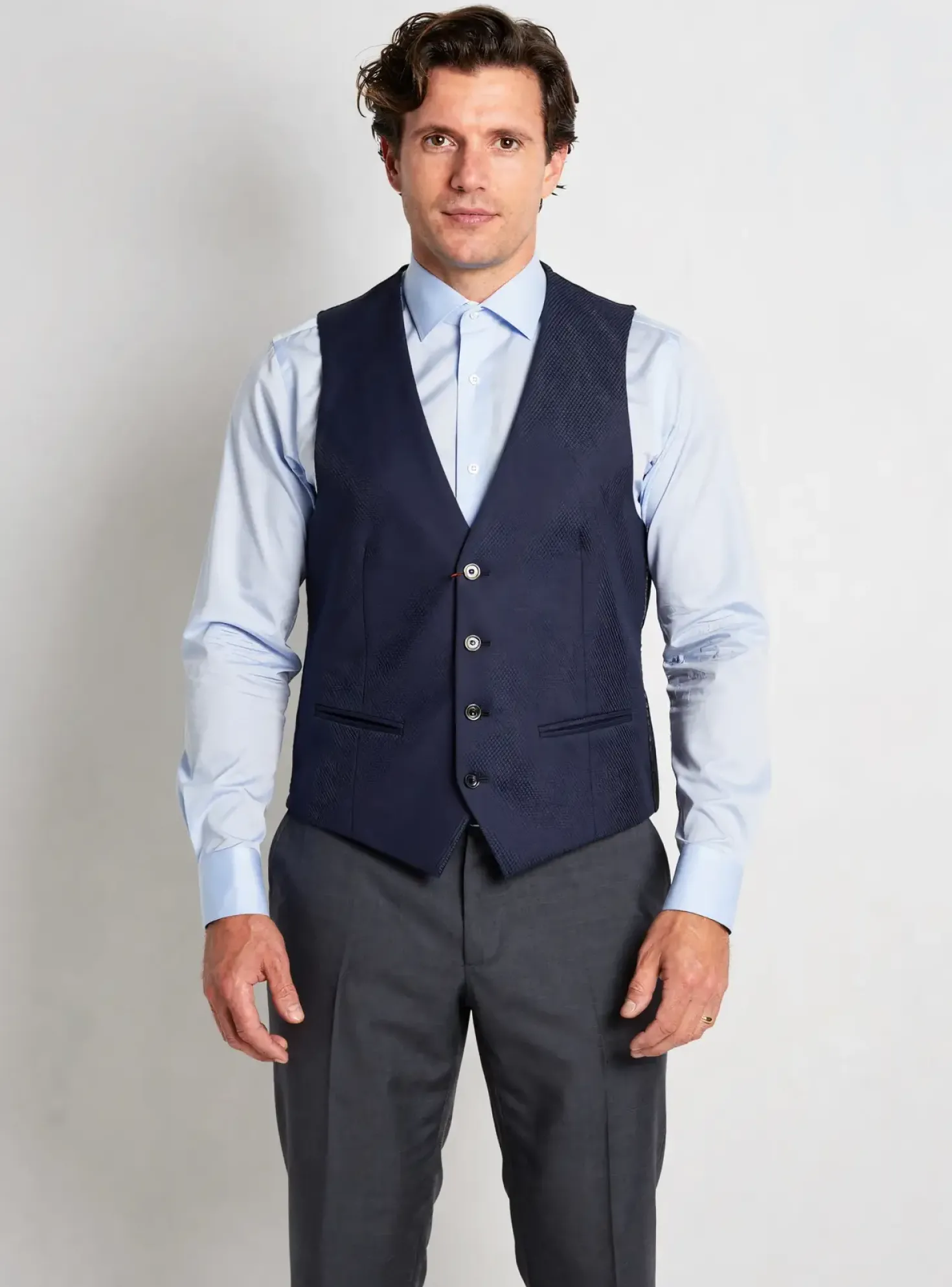 Gilet Sans Manche Pal Zileri Bleu