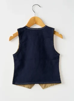 Gilet Sans Manche 3 Pommes Beige
