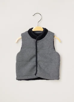Gilet Sans Manche 3 Pommes Bleu