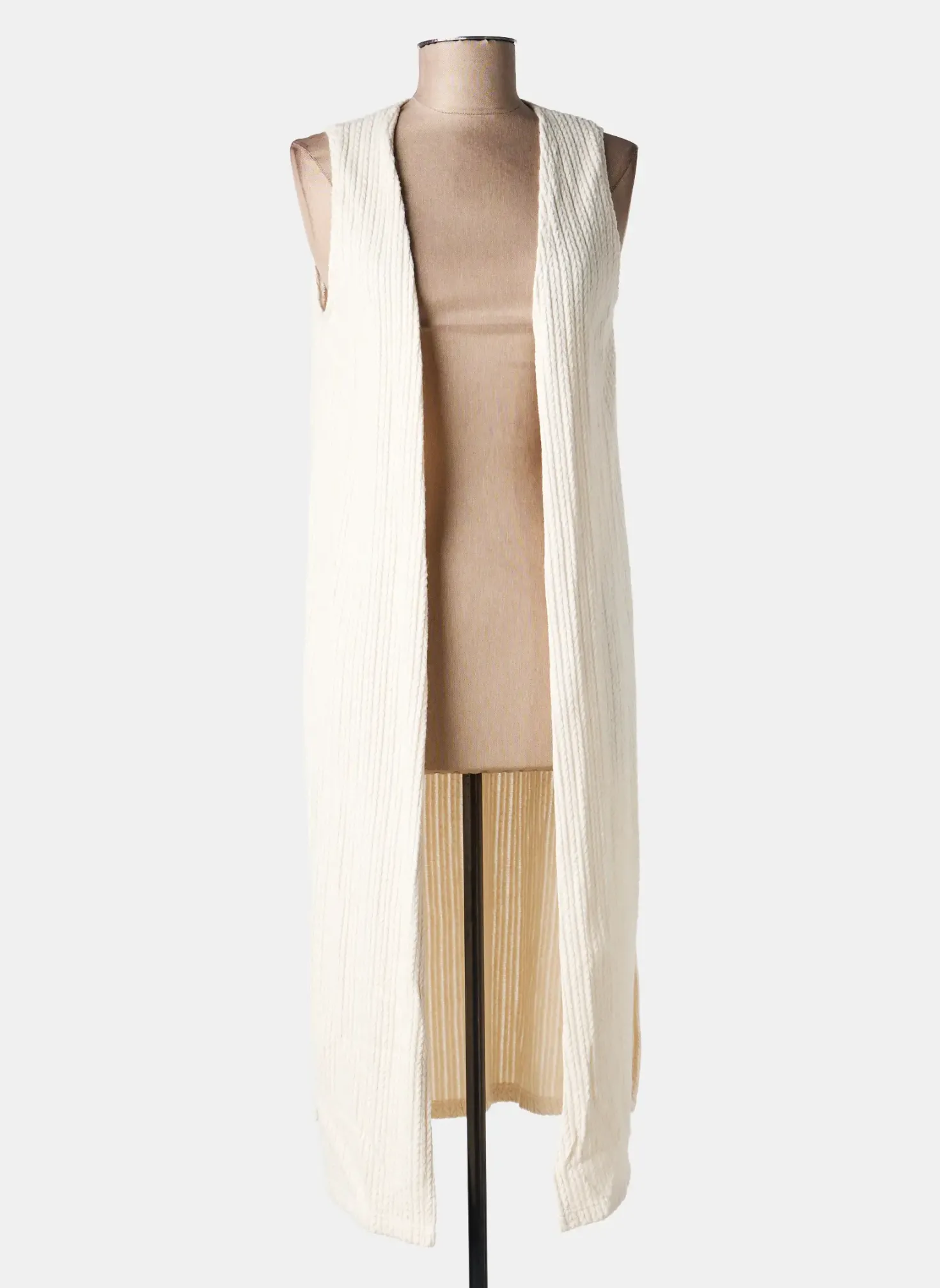Gilet Sans Manche Tinta Style Beige