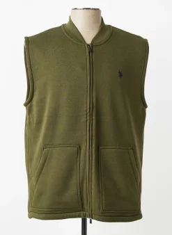 Gilet Sans Manche U.s. Polo Assn Vert