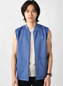 Gilet Sans Manche U.s. Polo Assn Bleu