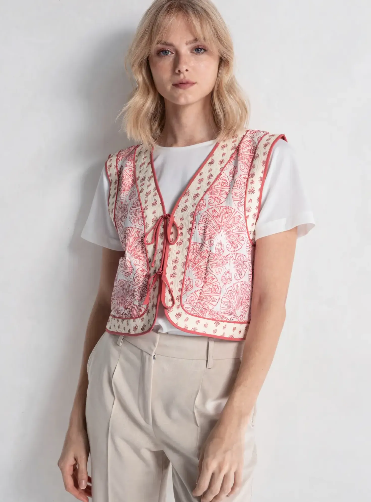 Gilet Sans Manche Vila Rose