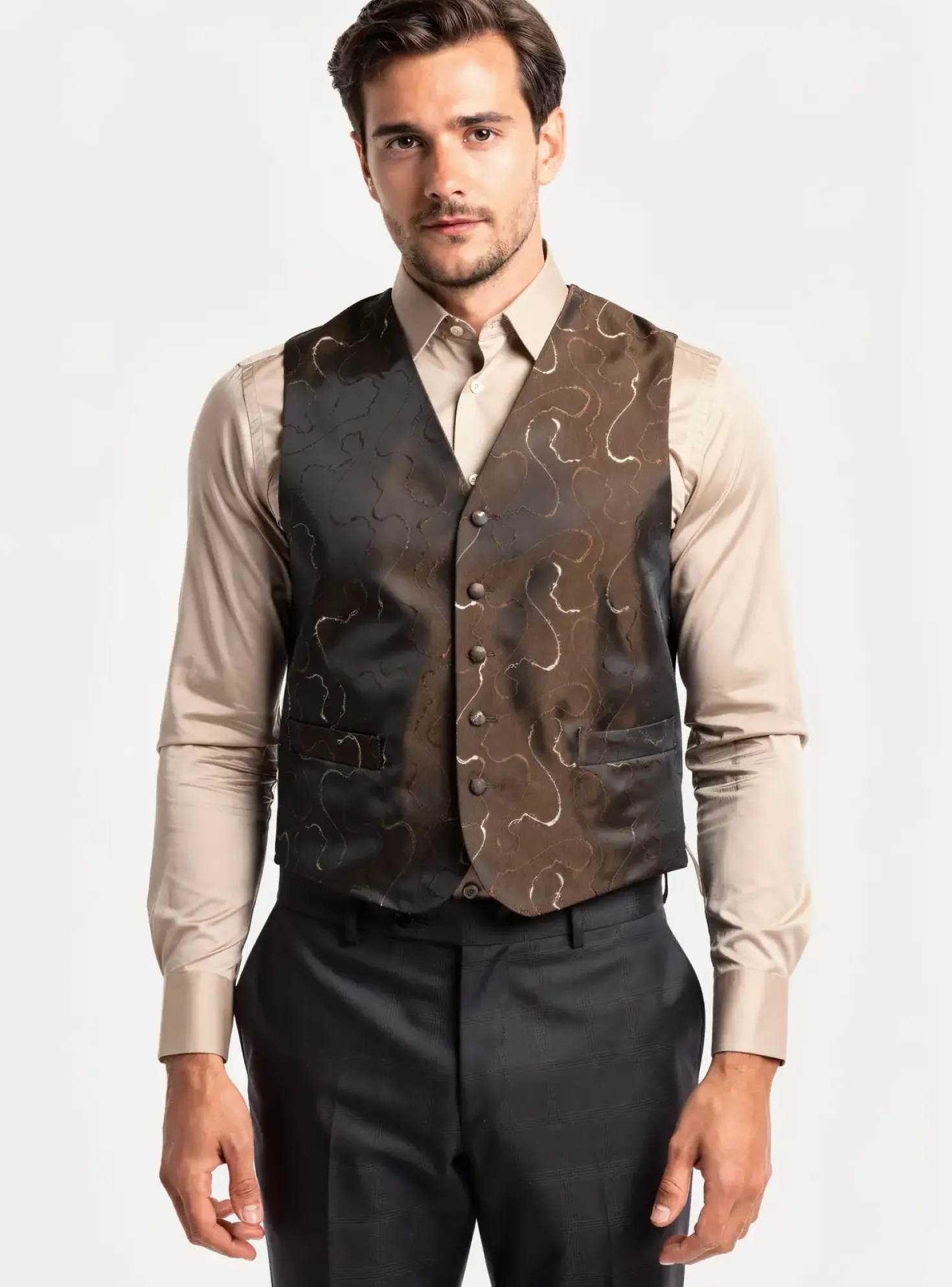 Gilet Sans Manche Virtuose Marron