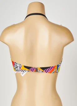 Haut De Maillot De Bain Antigel Noir Haut Soutien-gorge Moulé