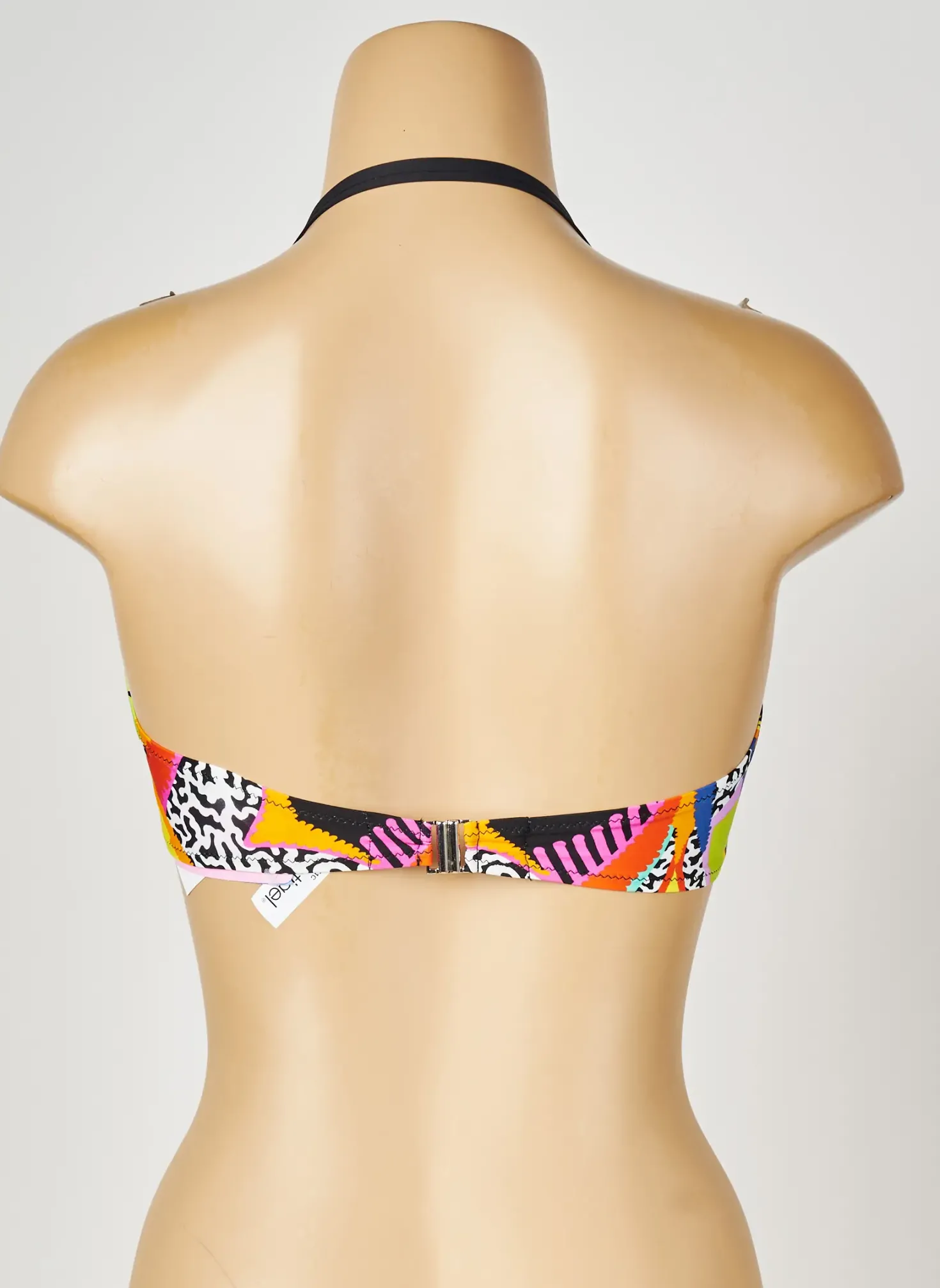 Haut De Maillot De Bain Antigel Noir Haut Soutien-gorge Moulé