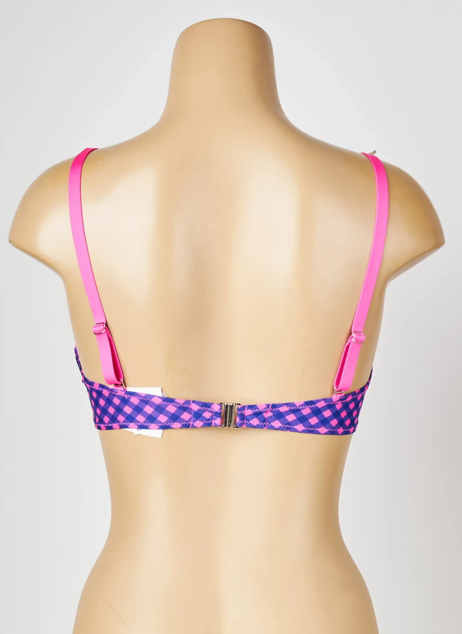 Haut De Maillot De Bain Antigel Bleu Haut Soutien-gorge Moulé