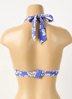 Haut De Maillot De Bain Aubade Bleu Haut Soutien-gorge Push-up
