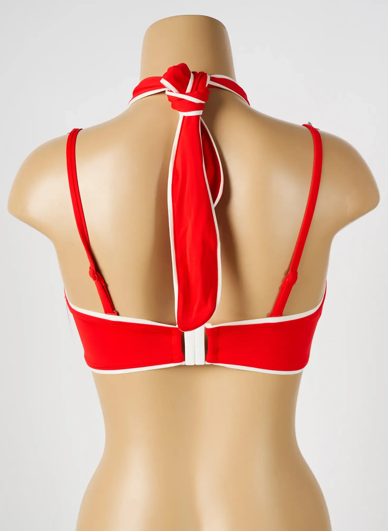Haut De Maillot De Bain Aubade Rouge Haut Soutien-gorge Avec Mousse De Rembourrage Amovible