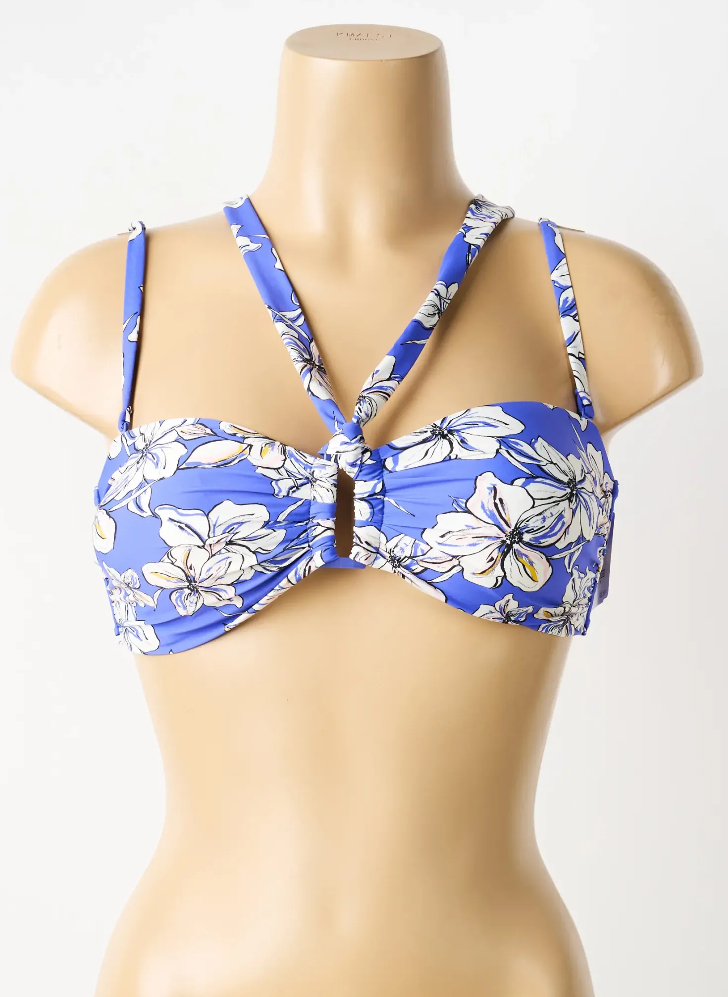 Haut De Maillot De Bain Aubade Bleu Haut Soutien-gorge Avec Mousse De Rembourrage Amovible