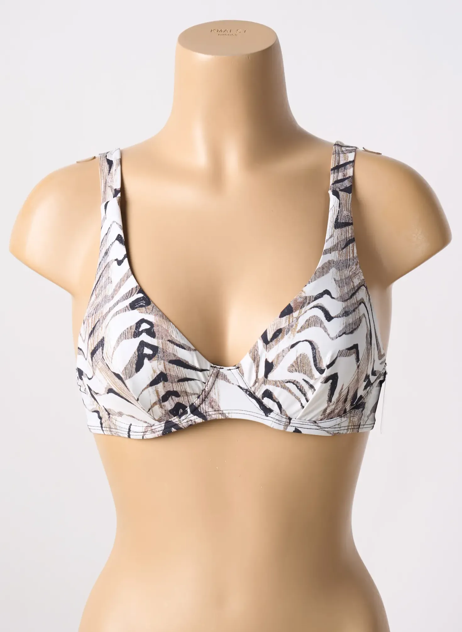 Haut De Maillot De Bain Aubade Beige Haut Soutien-gorge Emboitant