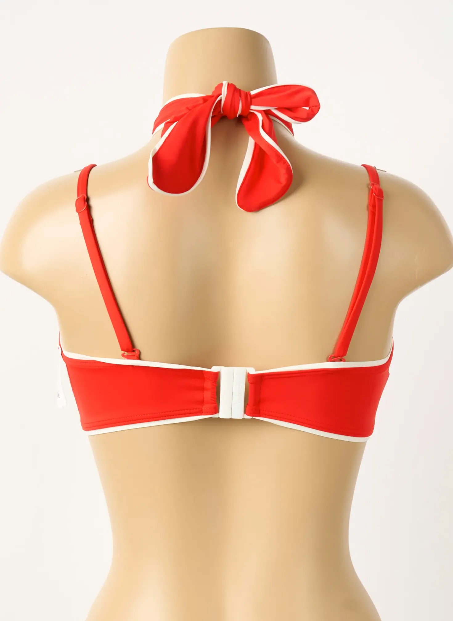Haut De Maillot De Bain Aubade Rouge Haut Soutien-gorge Avec Mousse De Rembourrage Amovible