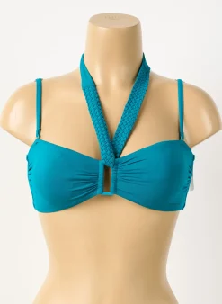 Haut De Maillot De Bain Aubade Bleu Haut Soutien-gorge Avec Mousse De Rembourrage Amovible