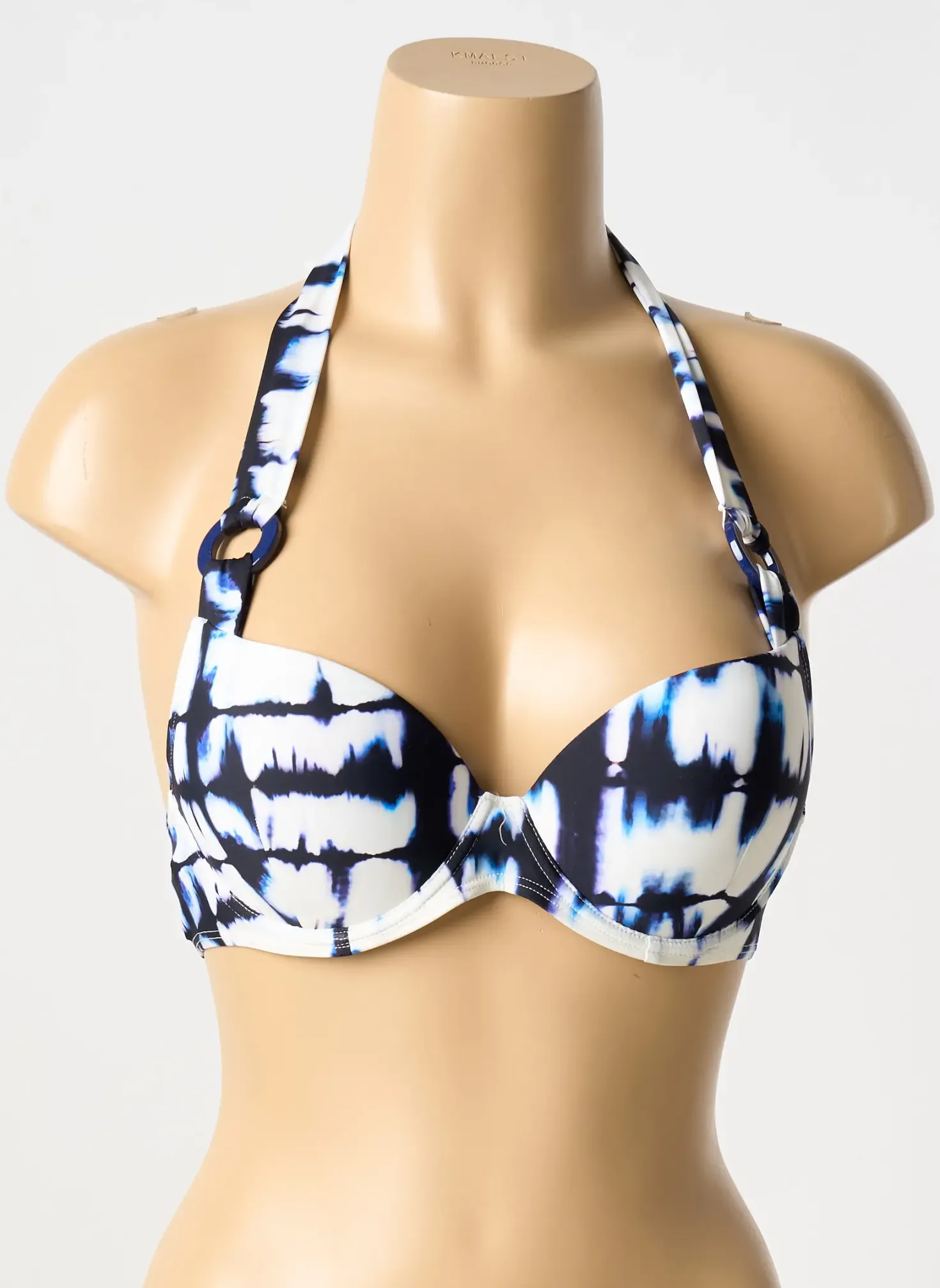 Haut De Maillot De Bain Aubade Bleu Haut Soutien-gorge Push-up