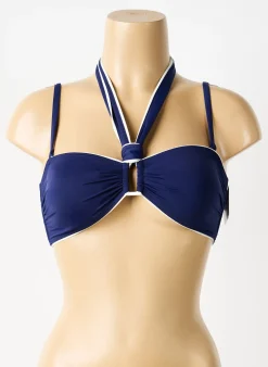 Haut De Maillot De Bain Aubade Bleu Haut Bandeau