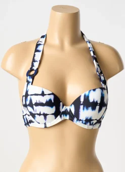 Haut De Maillot De Bain Aubade Bleu Haut Soutien-gorge Push-up