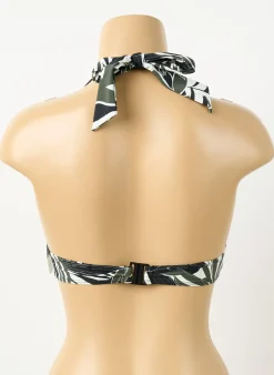 Haut De Maillot De Bain Aubade Vert Haut Soutien-gorge Push-up