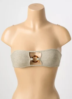 Haut De Maillot De Bain Chichi Castelnango Vert Haut Bandeau