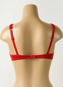Haut De Maillot De Bain Huit & Huit Rouge Haut Soutien-gorge Balconnet