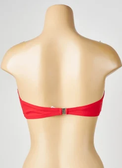 Haut De Maillot De Bain Pain De Sucre Rouge Haut Bandeau