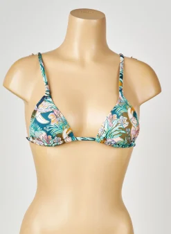 Haut De Maillot De Bain Princesse Tam-tam Bleu Haut Triangles