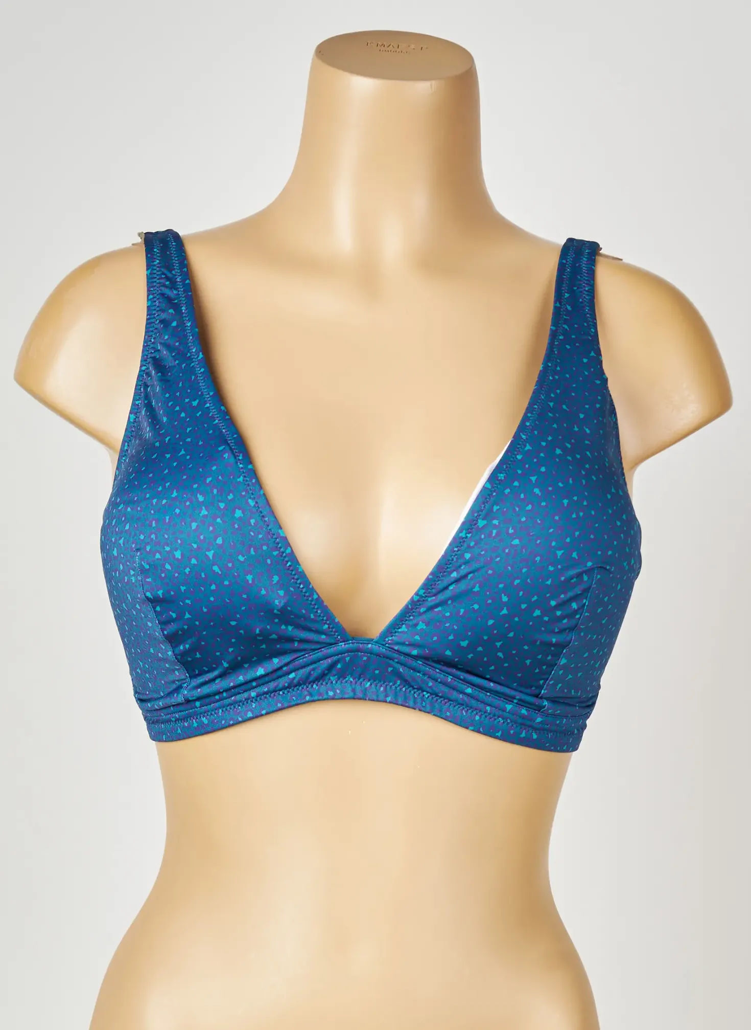 Haut De Maillot De Bain Princesse Tam-tam Bleu Haut Soutien-gorge Moulé