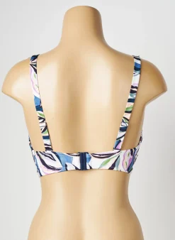 Haut De Maillot De Bain Princesse Tam-tam Bleu Haut Triangles