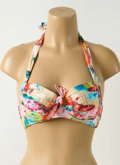 Haut De Maillot De Bain Seafolly Orange Haut Soutien-gorge Moulé