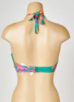 Haut De Maillot De Bain Simone Perele Vert Haut Bandeau