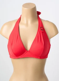 Haut De Maillot De Bain Simone Perele Rouge Haut Triangles