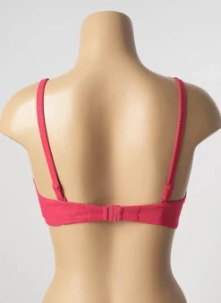 Haut De Maillot De Bain Simone Perele Rouge Haut Soutien-gorge Moulé