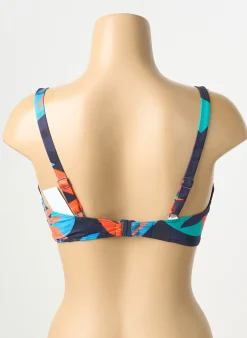 Haut De Maillot De Bain Simone Perele Bleu Haut Soutien-gorge Emboitant
