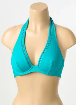 Haut De Maillot De Bain Simone Perele Bleu Haut Triangles