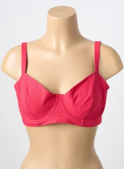 Haut De Maillot De Bain Simone Perele Rose Haut Soutien-gorge Emboitant