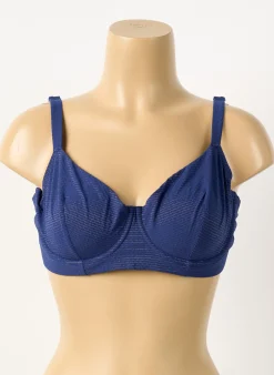 Haut De Maillot De Bain Simone Perele Bleu Haut Soutien-gorge Balconnet